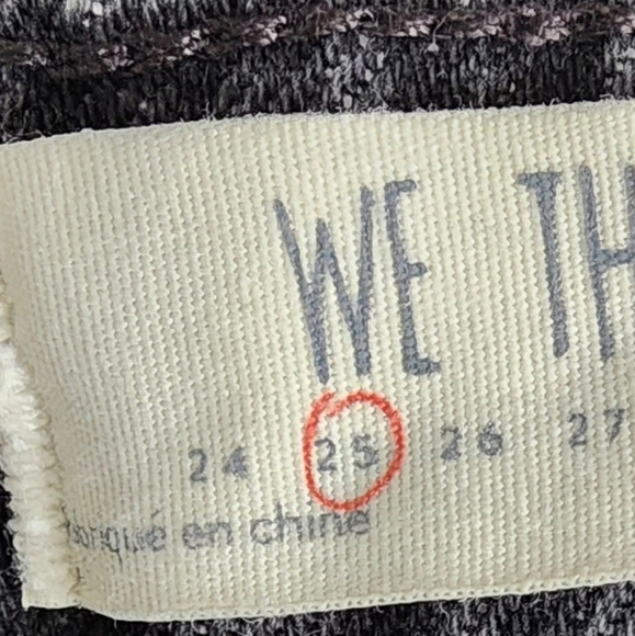 Free People We The Free Rugged A-Line Button Fly Denim Skirt Washed Black 25. - Picture 10 of 10